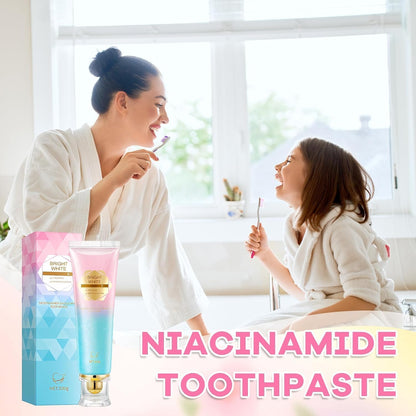 Niacinamide Whitening Toothpaste – Intensive Whitening, Enamel Protection, Fresh Breath & Stain Removal (Daily Use)