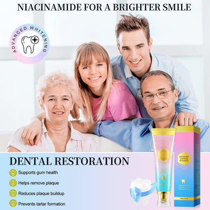 Niacinamide Whitening Toothpaste – 3.8 oz | Fresh Breath & Stain Removal