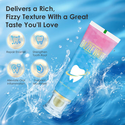 Niacinamide Whitening Toothpaste – Stain Removal, Fresh Breath, Gum Support – Bright White Formula with Nicotinamide – 2025 Upgrade 2pcs