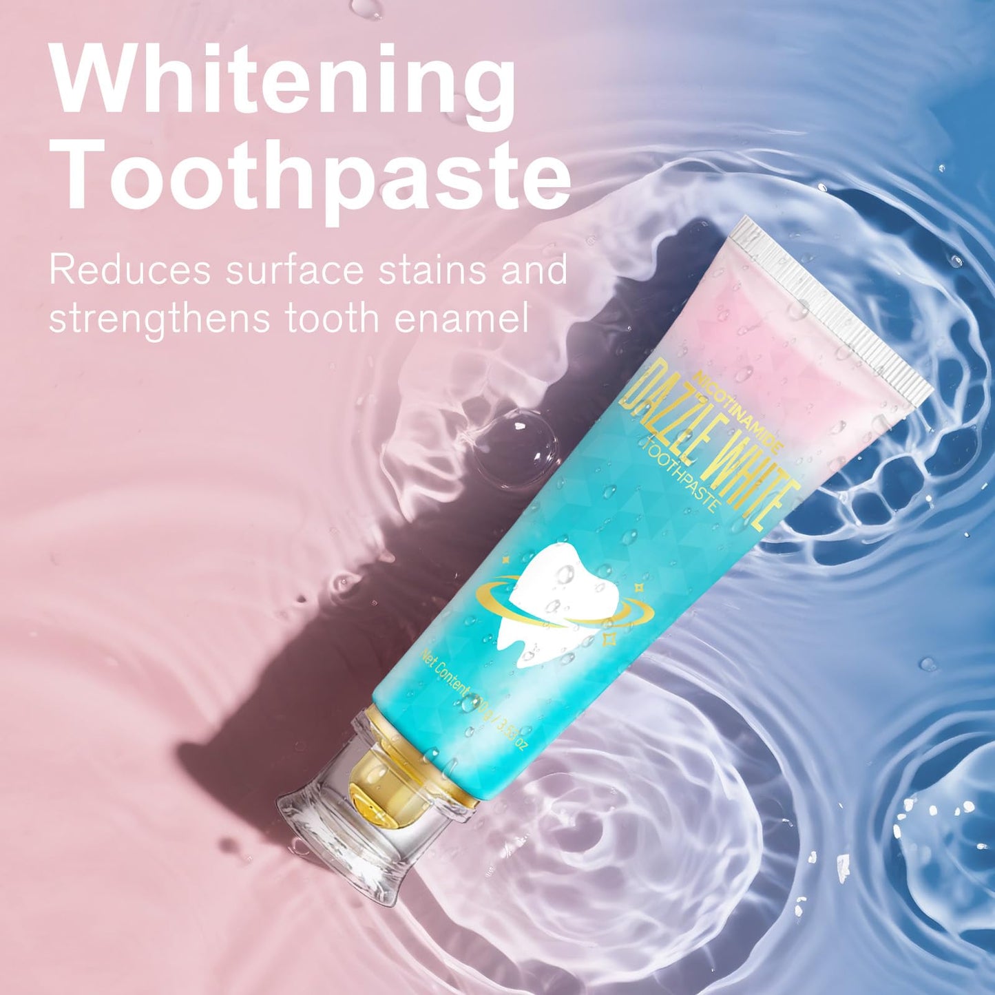 Niacinamide Whitening Toothpaste – Gentle Stain Removal & Fresh Breath (Mint)