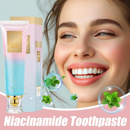 Niacinamide Whitening Toothpaste | Whiter Teeth & Fresh Breath | Enamel Safe