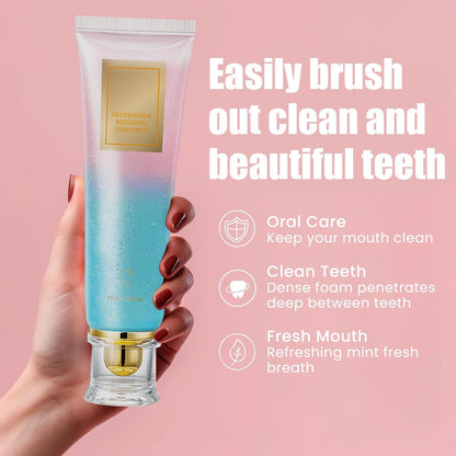 Niacinamide Whitening Toothpaste | Whiter Teeth & Fresh Breath | Enamel Safe