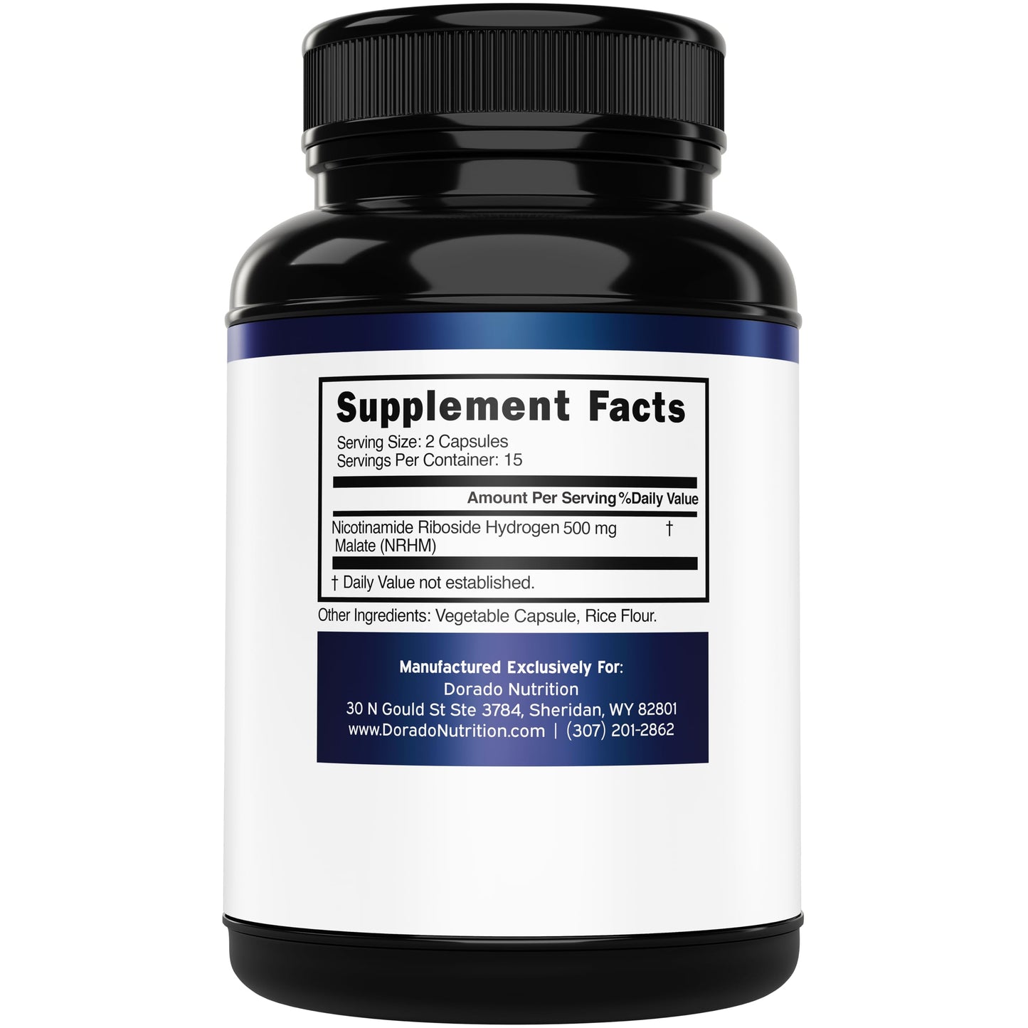 Nicotinamide Riboside 500mg (30 Count) NAD+ Booster – NR Supplement (USA Made)