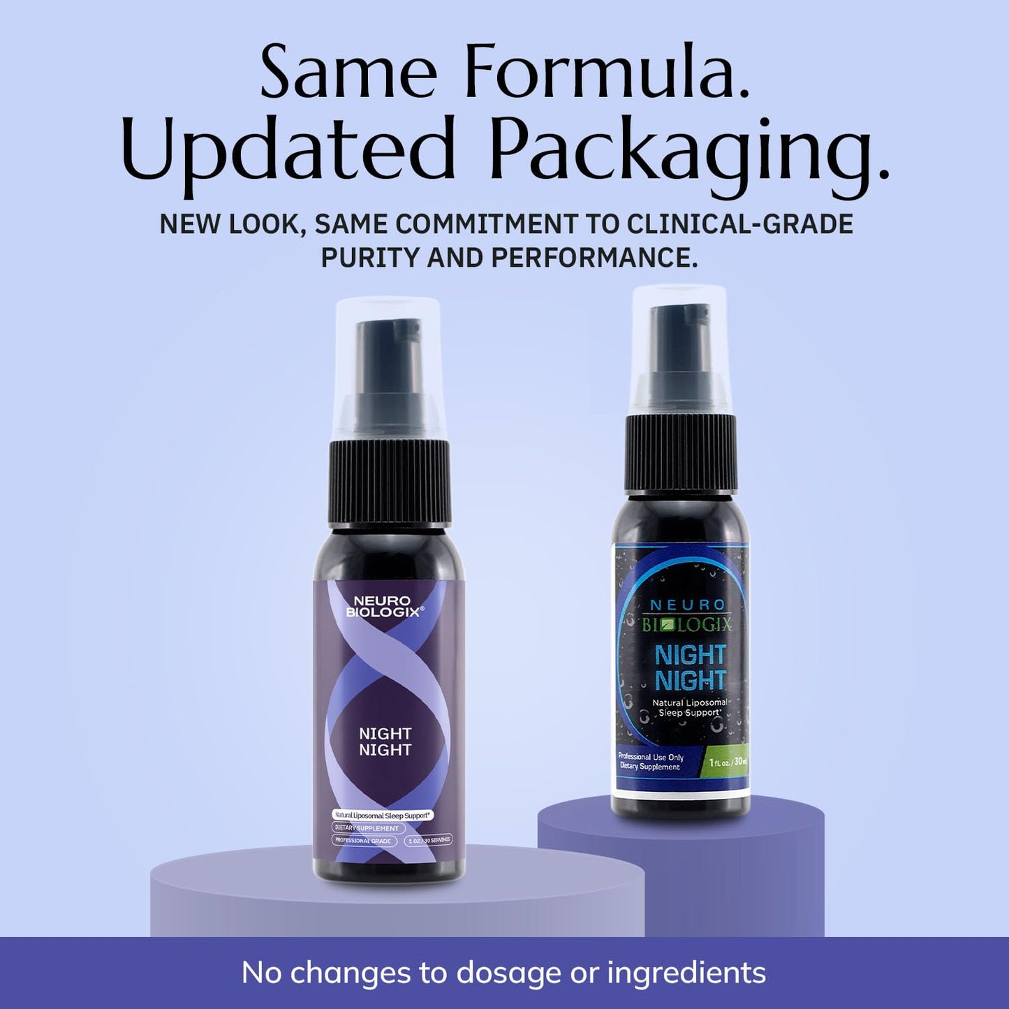 Night Night Liposomal Sleep Spray – Melatonin & GABA, Non-Habit-Forming, Vegan