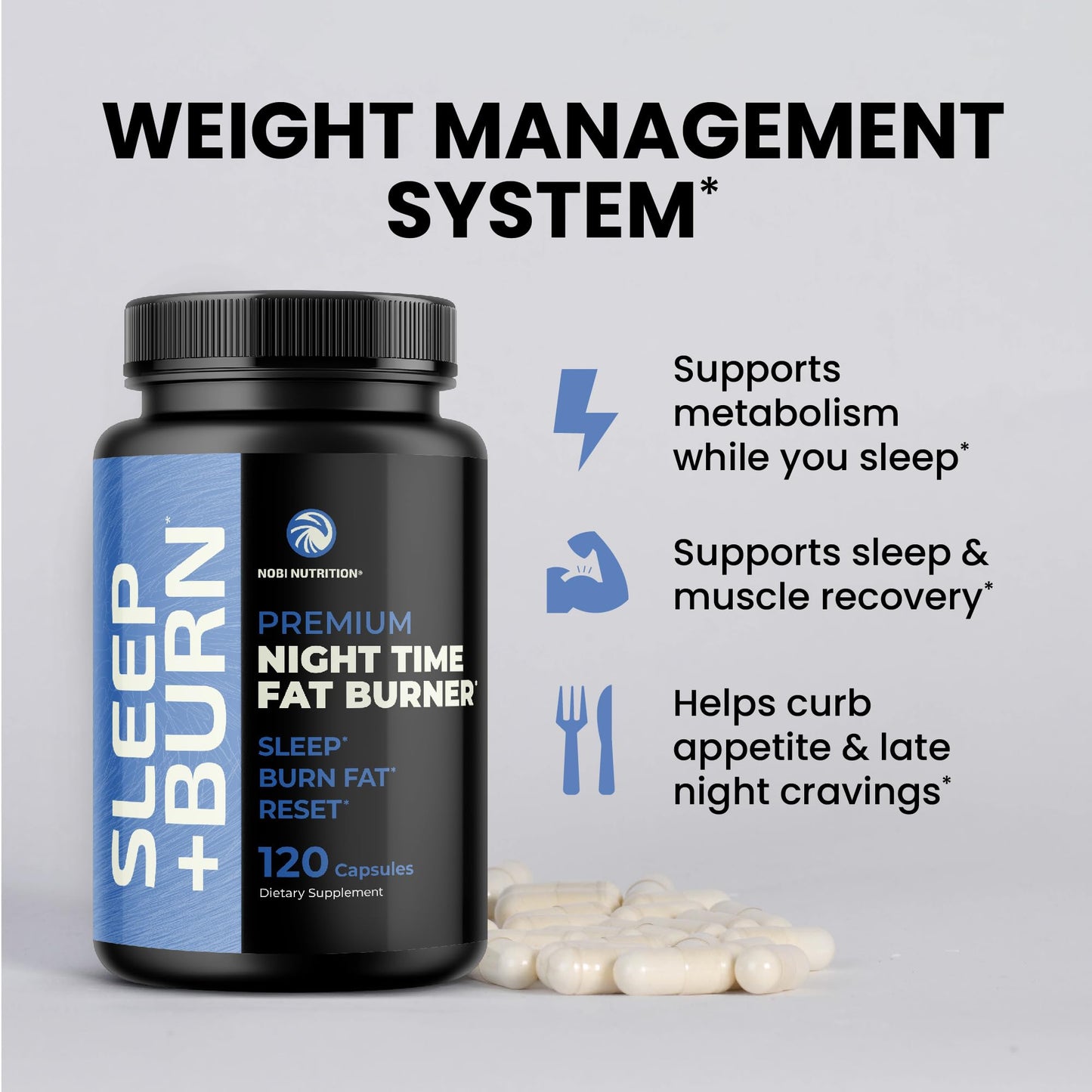 Night Time Fat Burner to Shred While You Sleep | Belly Fat & Weight Loss Support
