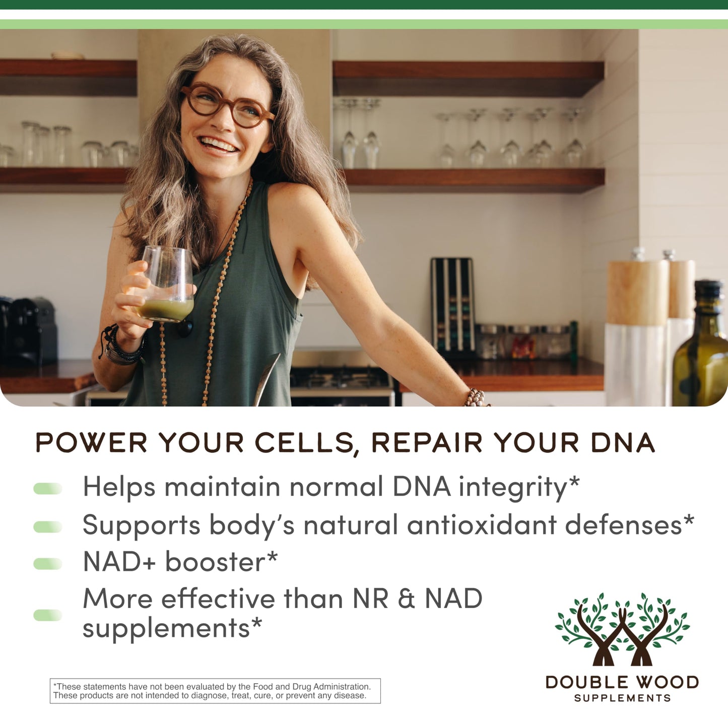 Double Wood NMNH NMN Supplement Alternative – Clinically Studied NMNH for NAD+ Support