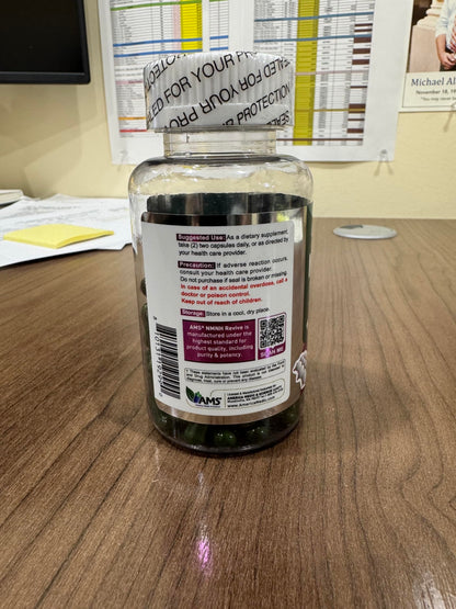 NMNH Revive by America Medic & Science – Dual NAD+ Precursor for Longevity, Energy & Skin Health | 60 Capsules