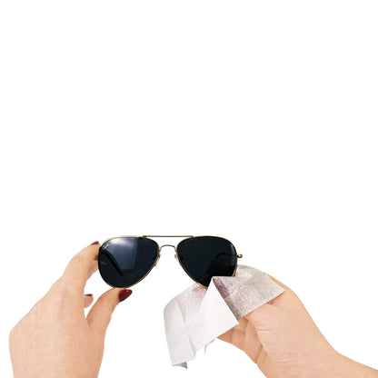 Noble Lens Wipes - Individually Wrapped, Ammonia-Free (300 Wipes)