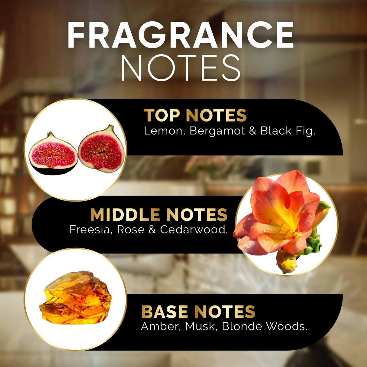 Luxury Noir Diffuser Oil for Hotels & Homes – 120ml (4.05 fl oz) Aromatherapy