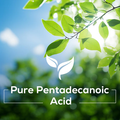 Nokuba Pentadecanoic Acid C15:0 300mg – High-Altitude Sheep Milk Sourced, 120 Capsules | USA Made