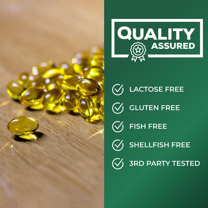 Vitamin D3 K2 5000 IU Plus MK-7 100 mcg – Bone, Immune & Heart Health | 120 Softgels