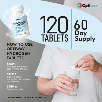 Hydrogen Tablets for Drinking Water - H2 Molecular Tabs with Magnesium