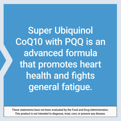 Life Extension Super Ubiquinol CoQ10 with PQQ – 100 mg CoQ10, Heart Health, Maximum Absorption, Non-GMO, Gluten-Free, 30 Softgels