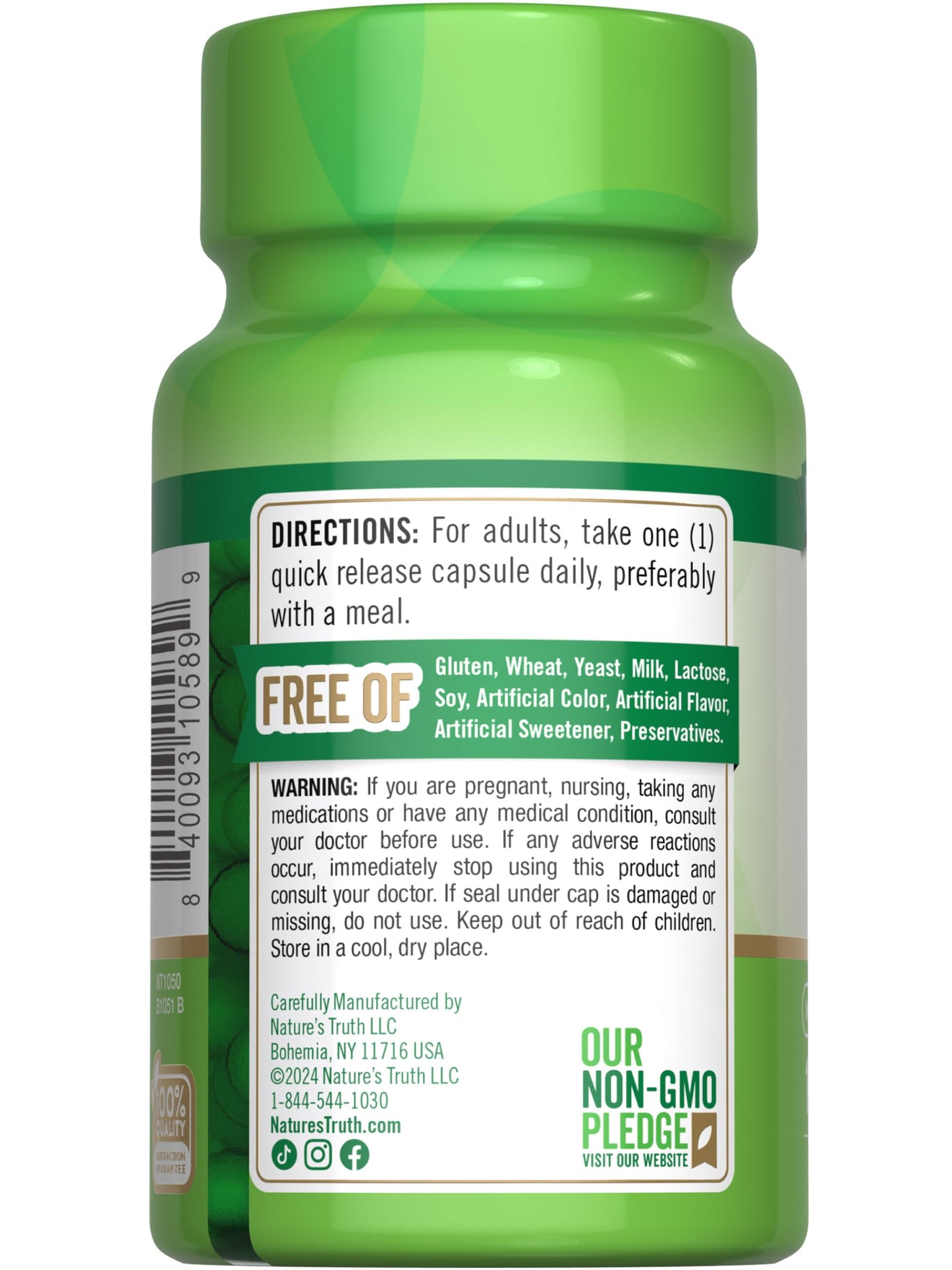Nature's Truth B2 Vitamin 100mg – 100 Capsules | Non-GMO & Gluten Free Riboflavin