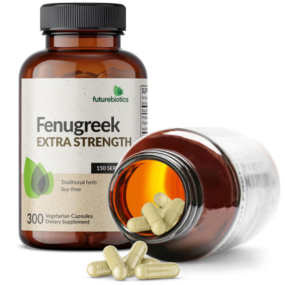 Futurebiotics Fenugreek Extra Strength 2400 MG – Non-GMO, 300 Vegetarian Capsules