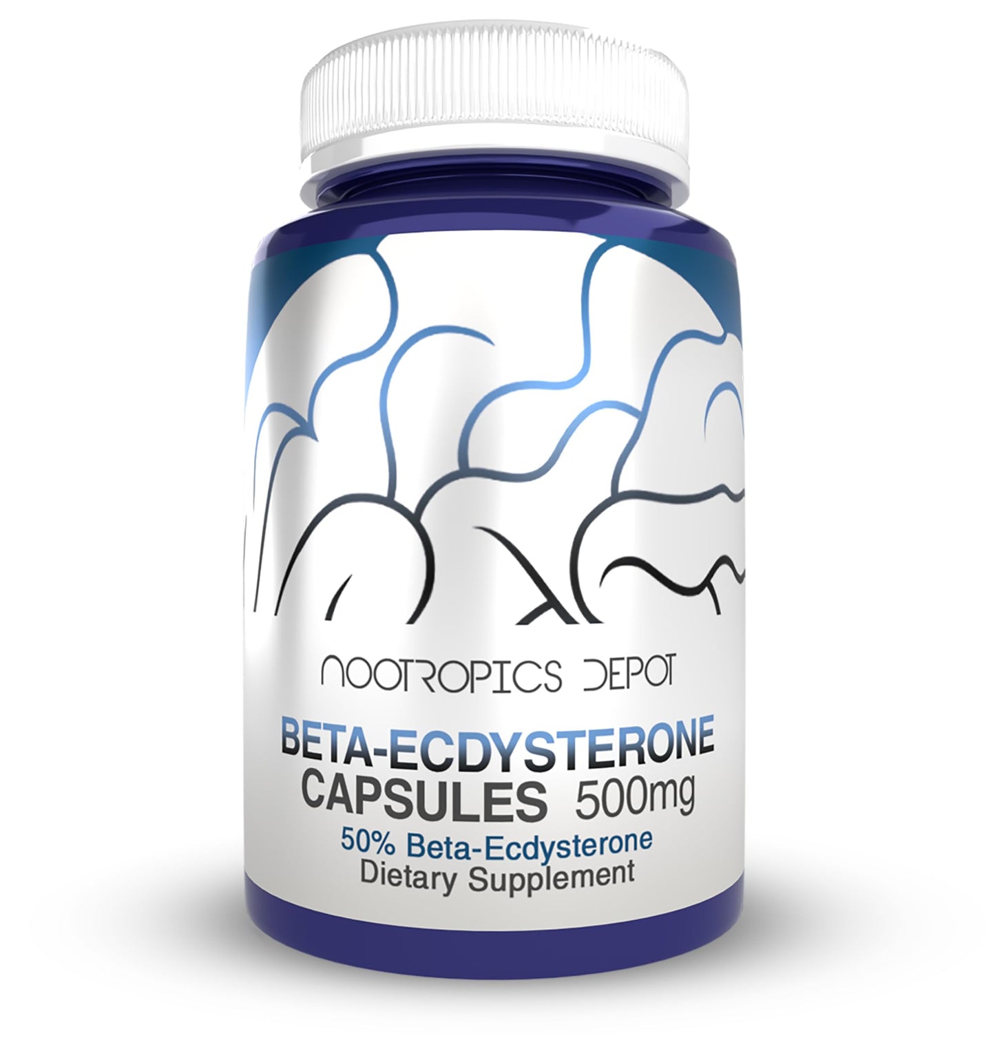 Nootropics Depot Beta Ecdysterone 50% Tablets (500mg) – Cyanotis Arachnoidea Extract, 30 Count