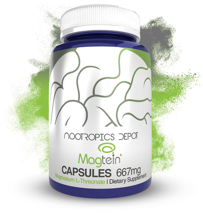 Nootropics Depot Magtein Magnesium L-Threonate Capsules – 90 Count | Cognitive Function Support