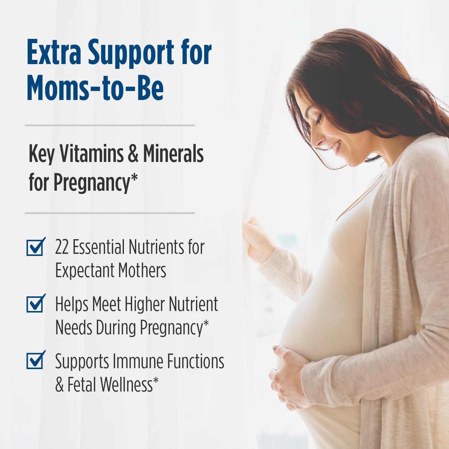 Nordic Naturals Prenatal Multivitamin for Women – 60 Vegetarian Tablets, 22 Essential Nutrients