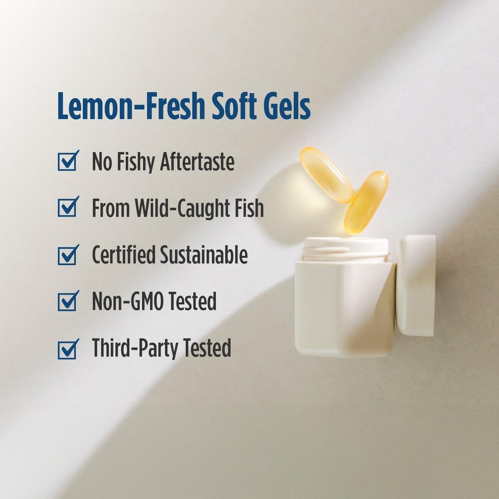 Nordic Naturals ProOmega 2000 Lemon Flavor – Ultra High-Potency Omega-3 (EPA & DHA) – 90 Soft Gels