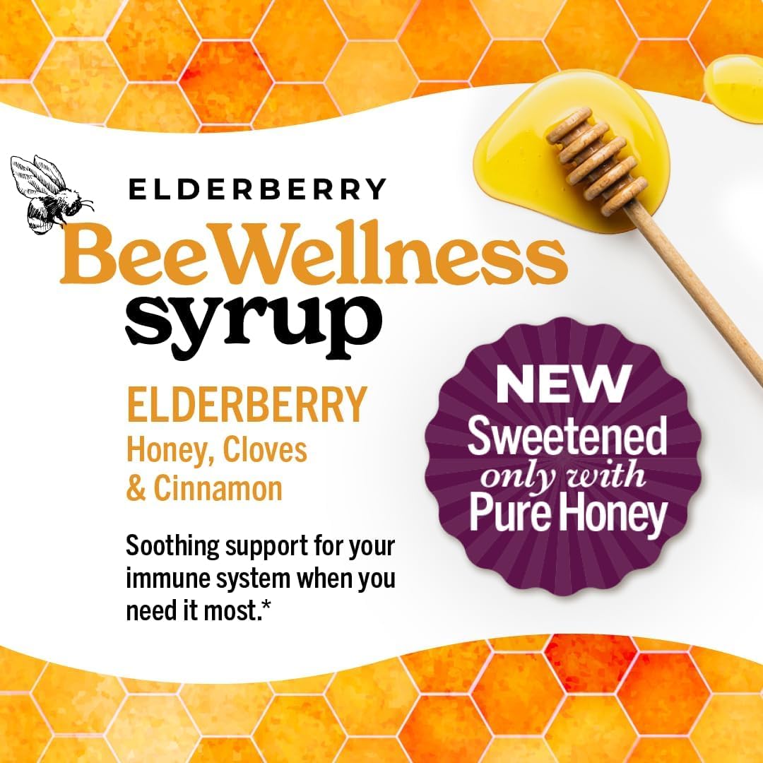 Norm's Farms Elderberry Extract & BeeWellness Syrup 2PK – Immune Support for Kids & Adults, Made in USA