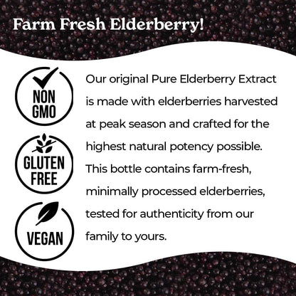 Norm's Farms Elderberry Extract & BeeWellness Syrup 2PK – Immune Support for Kids & Adults, Made in USA