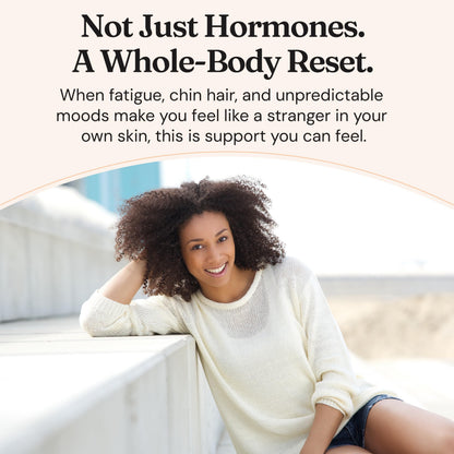 Nourished AndroEase Plus – Vegan Hormone Balance for Women | Zinc, Reishi, Green Tea
