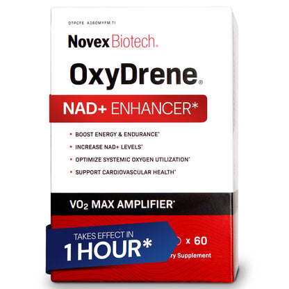 Novex Biotech Oxydrene NAD+ Enhancer – Metabolism & Cardiovascular Support (60 Capsules)