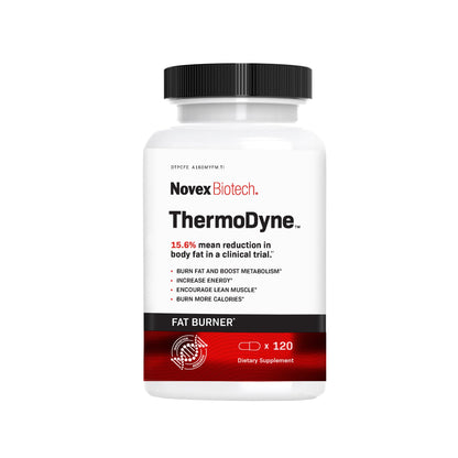 Novex Biotech ThermoDyne – Thermogenic Fat Burner for Men | 120 Count