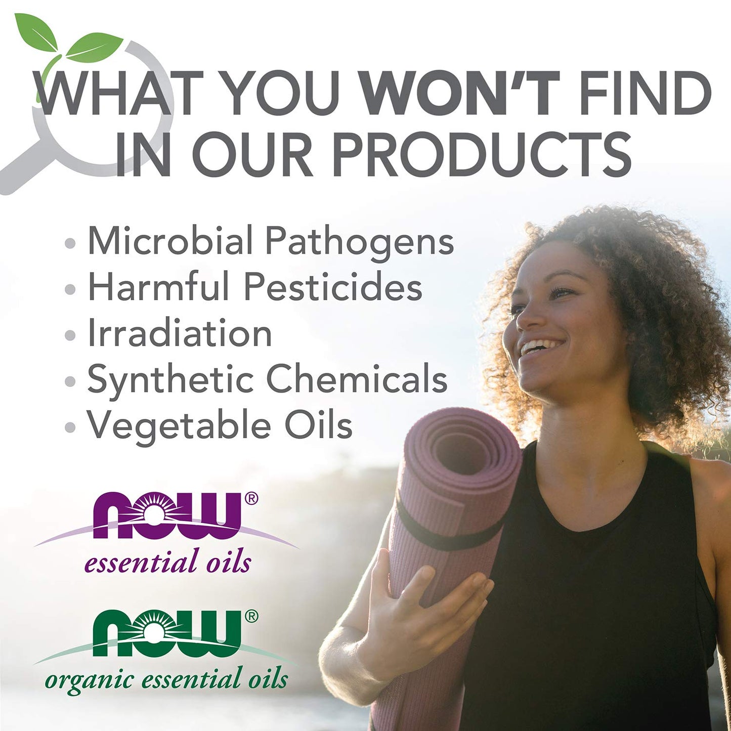 NOW Foods Peppermint Roll-On Essential Oil – Certified Organic, 10 mL