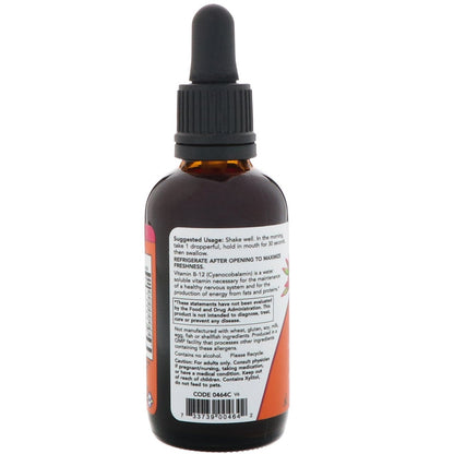 Now Foods Liquid B-12 (B Complex) 2 fl oz | Non-GMO Kosher