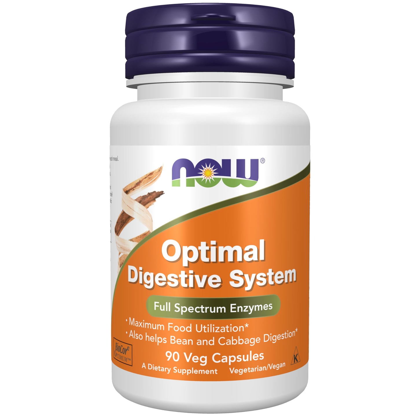 NOW Foods Optimal Digestive System - Full Spectrum Enzymes, 90 Veg Capsules