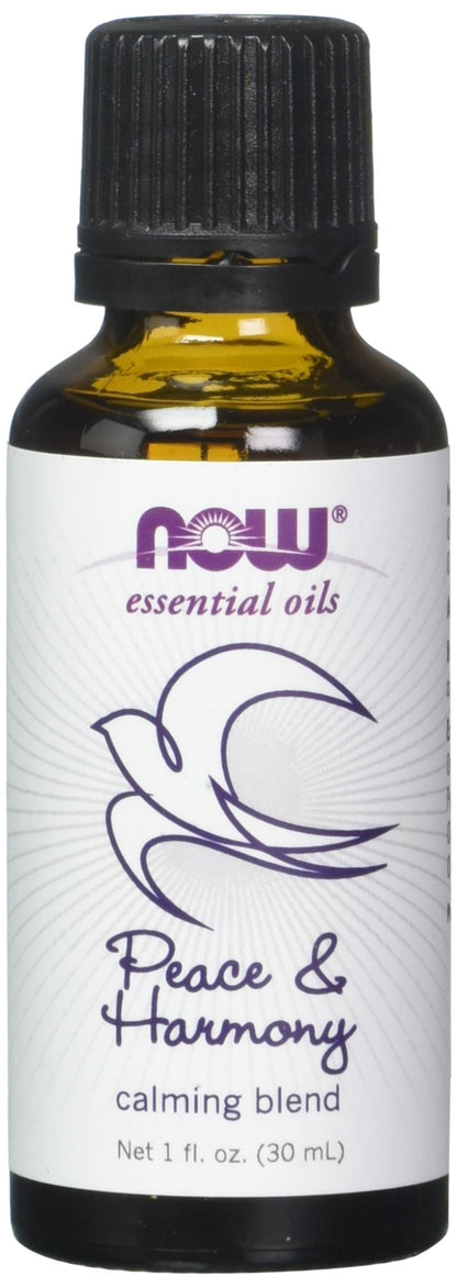 Now Foods Peace & Harmony Oil Blend 1 oz - Pack of 2 | Aromatherapy