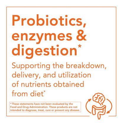 NOW Foods Probiotic-10™ 25 Billion | 10 Strains, Dairy/Soy/Gluten Free, 180 Veg Capsules