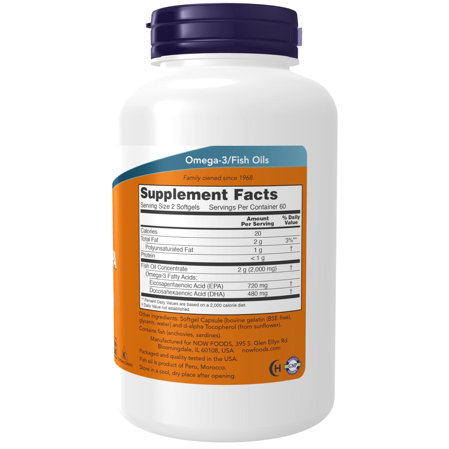 NOW Foods Super Omega EPA 360/240 – Molecular Distilled Fish Oil, 120 Softgels
