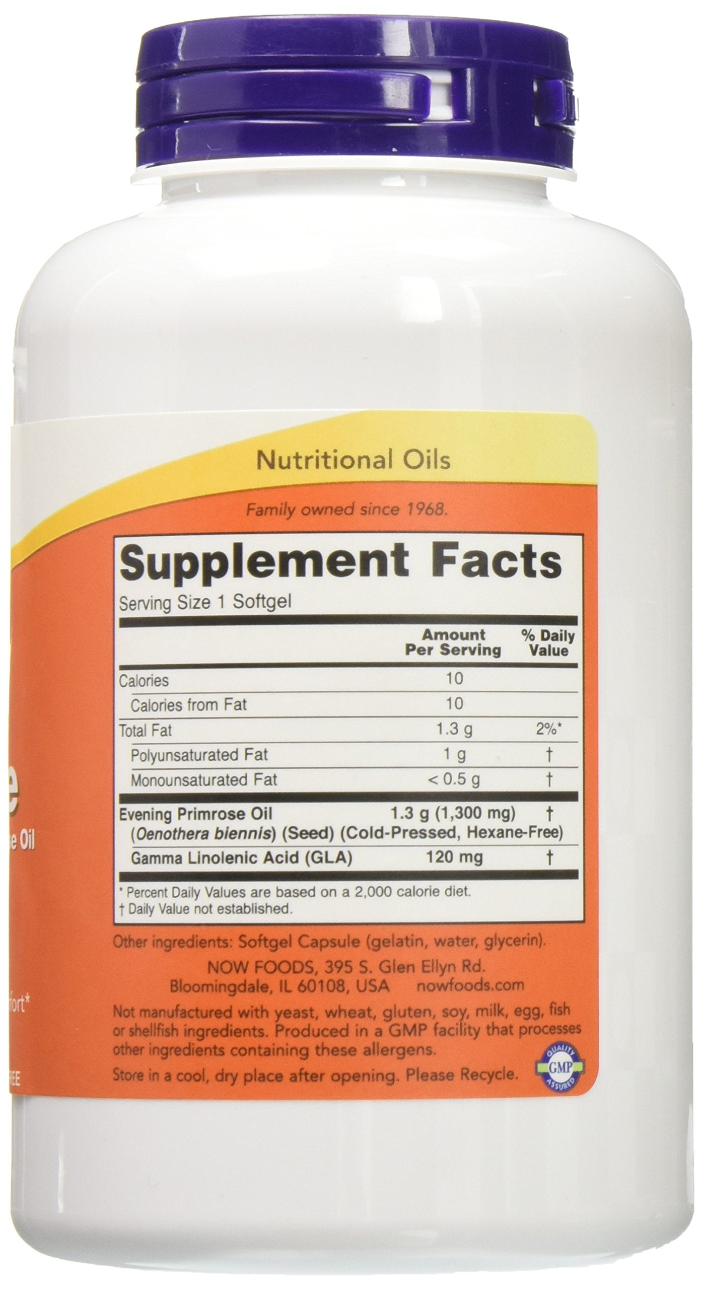 Now Foods Super Primrose 1300mg – 120 gels (Pack of 2) | GLA Omega-6
