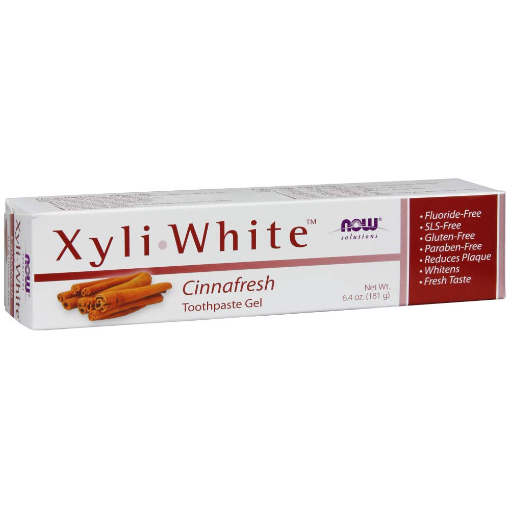 NOW Foods XyliWhite CinnaFresh Toothpaste Gel – 6.4 oz