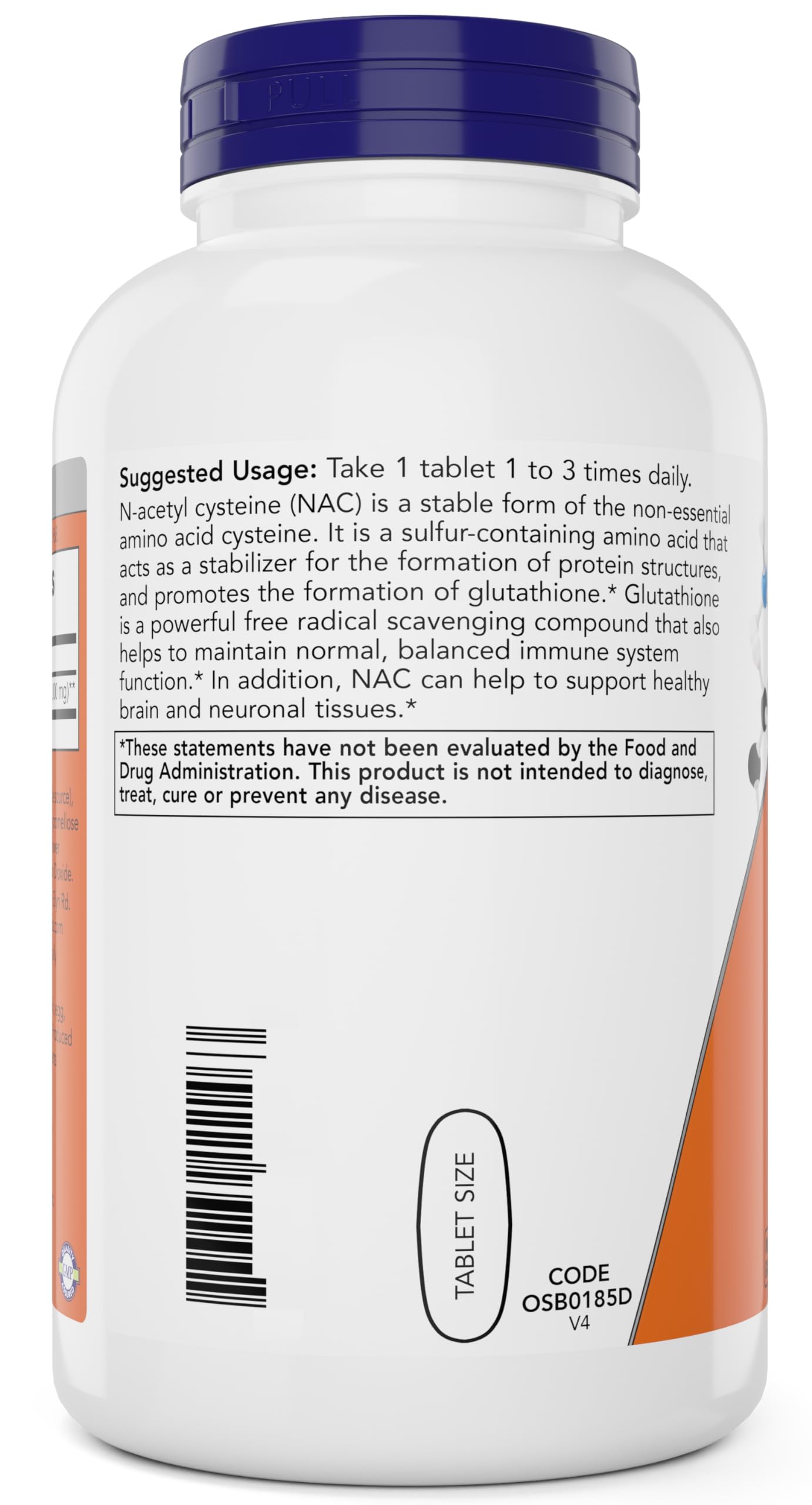 NOW Foods NAC 1,000 mg – 250 Tablets (Pack of 2) | Vegetarian, Non-GMO