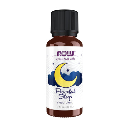 NOW Peaceful Sleep Essential Oil Blend – Relaxing Aromatherapy, 1 oz, Vegan