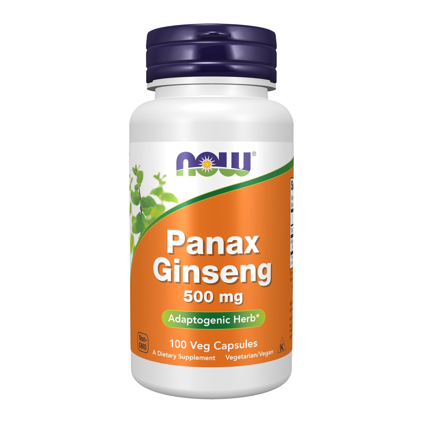 NOW Foods Panax Ginseng 500 mg – Adaptogenic Herb, 100 Veg Caps