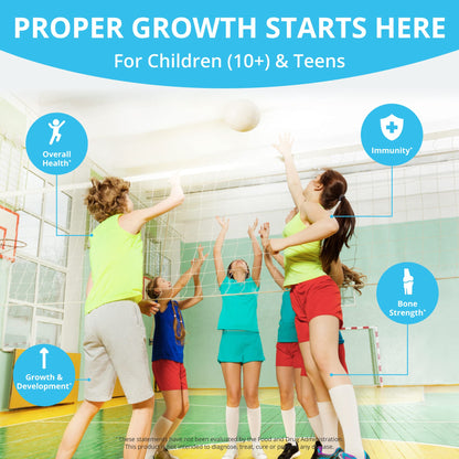 NuBest Doctor Plus: Calcium, Vitamin D3, Vitamin K2 MK7 & Magnesium for Bone Strength (Age 10+) 60 Capsules
