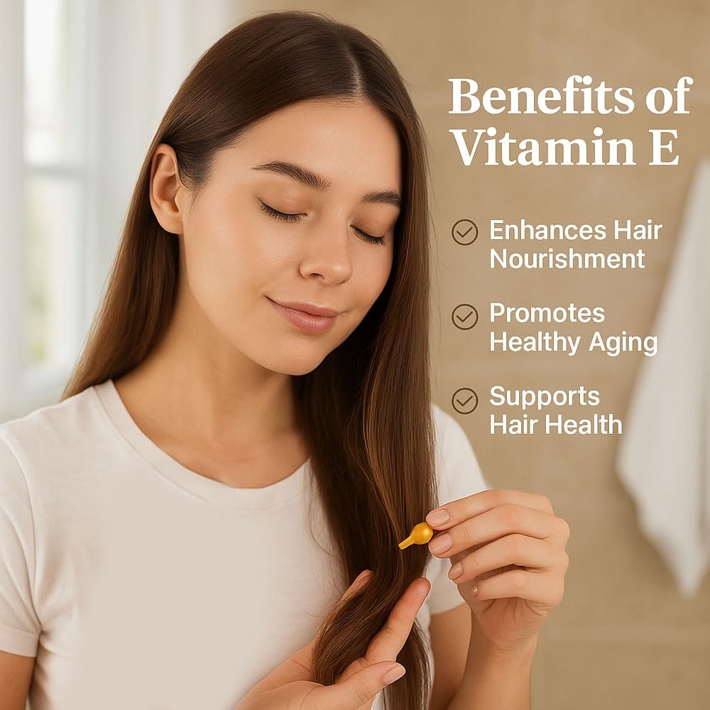 Nu Health Royal Jelly Vitamin E Oil Capsule – Hydrating Skin Serum | 90 Capsules