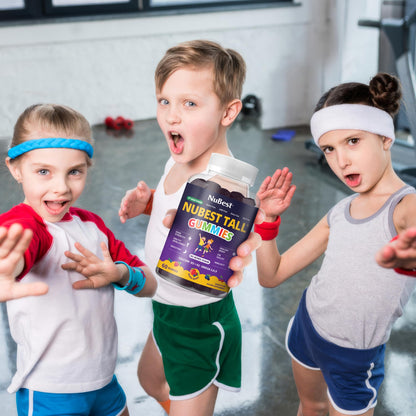 NuBest Tall Gummies for Kids & Teens | Bone Strength, Immunity, Digestive Health | 20+ Vitamins, No Added Sugar