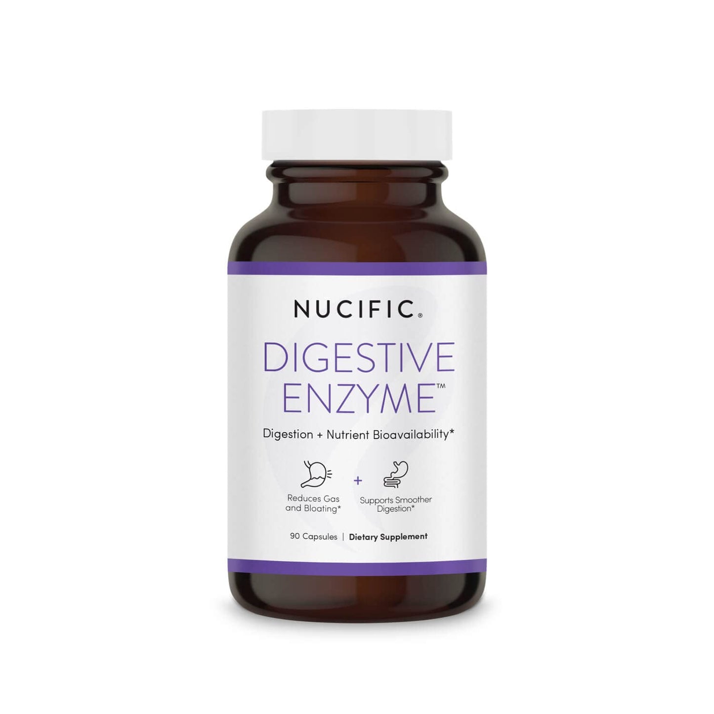 Nucific Digestive Enzyme Supplement – Supports Digestion & Nutrient Bioavailability | 90 Count