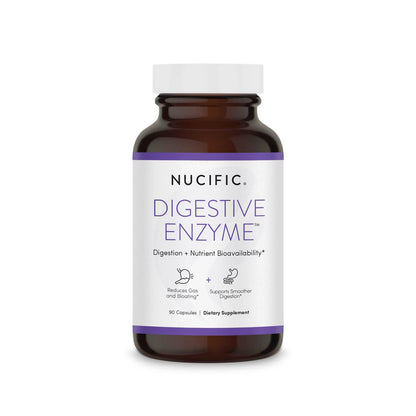 Nucific Digestive Enzyme Supplement – Supports Digestion & Nutrient Bioavailability | 90 Count