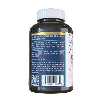 NuEthix Formulations Cort-Eaze – Cortisol Support Supplement with Ashwagandha, L-Theanine & Rhodiola Rosea | 60 Capsules