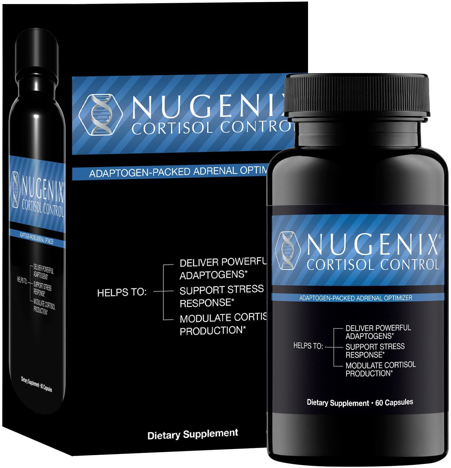 Nugenix Cortisol Control – Cortisol Manager & Adrenal Support for Men, 120 Capsules