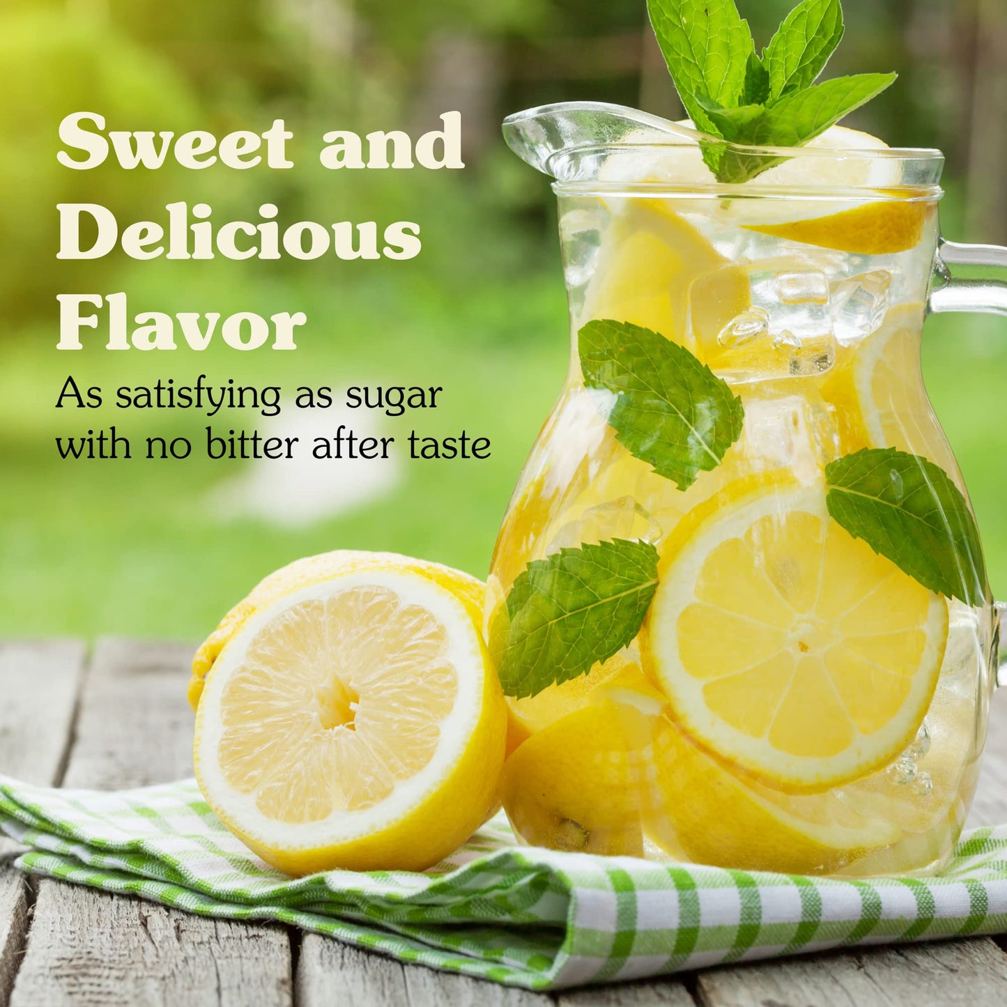 NuNaturals White Stevia Powder Blend – Zero-Calorie Plant-Based Sweetener, 5 lbs