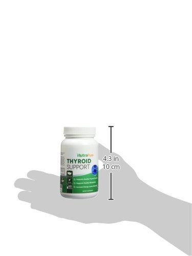 NusaPure Thyroid Support Supplement (Non-GMO) 120 Caps – Pack of 2