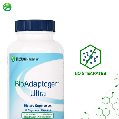Nutra BioGenesis Bioadaptogen Ultra - Adaptogens for Stress Support (60 Caps)