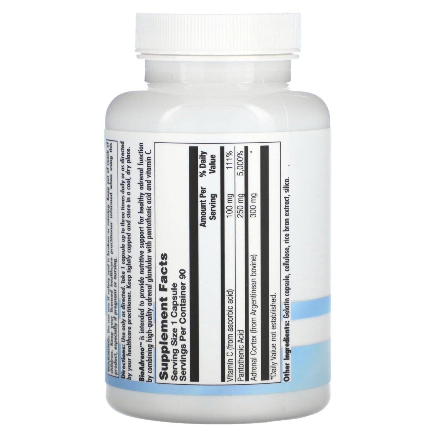 Nutra Biogenesis BioAdreno Adrenal Support – 90 Capsules | Cellular Energy & Nervous System Health